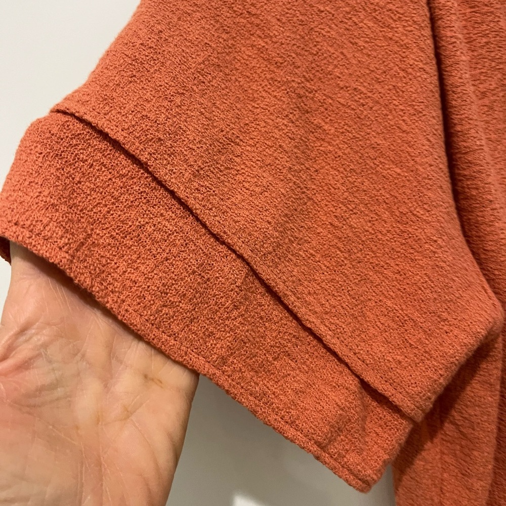 Madewell Terracotta Blouse Oversided Small - Picture 4 of 4